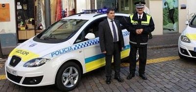 La Policía de Girona incorpora tres nuevos vehículos híbridos con autogas GLP