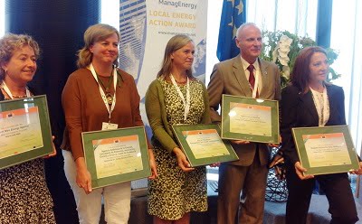 La Agencia Andaluza de la Energía recibe el segundo premio en los ManagEnergy 2014
