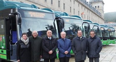 Seis nuevos autobuses de gas natural comprimido (GNC) en la sierra noroeste de Madrid