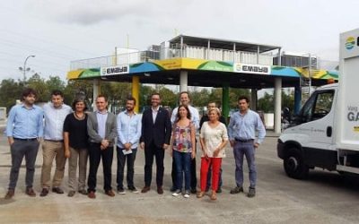 Emaya presenta la nueva gasolinera de Son Pacs, para el abastecimiento de los vehículos a gas natural GNC