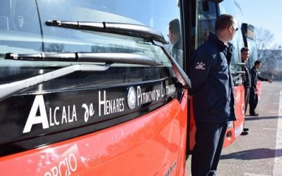 Alcalá incorpora cinco nuevos autobuses con GNC más ecológicos y silenciosos a su flota urbana