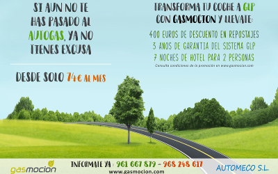 Promoción: Pásate al autogas con Gasmocion y Automeco