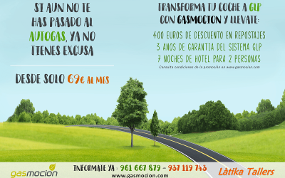 Promoción: Pásate al autogas con Gasmocion y Talleres Latika